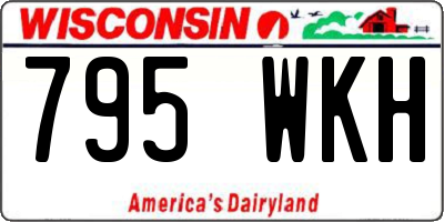 WI license plate 795WKH
