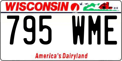 WI license plate 795WME