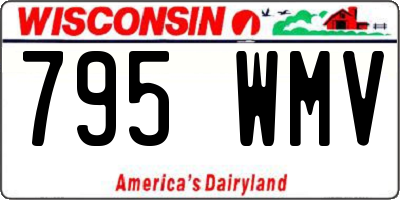 WI license plate 795WMV