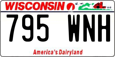 WI license plate 795WNH