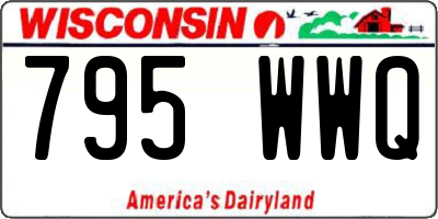 WI license plate 795WWQ