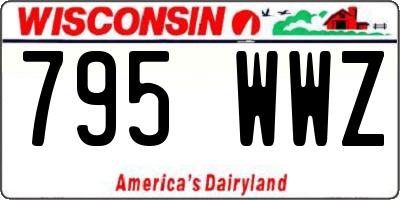 WI license plate 795WWZ