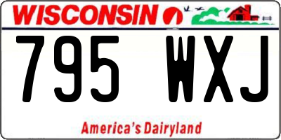 WI license plate 795WXJ