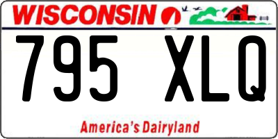 WI license plate 795XLQ