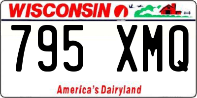 WI license plate 795XMQ