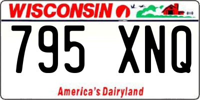 WI license plate 795XNQ