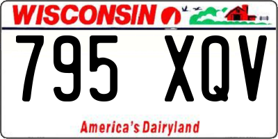 WI license plate 795XQV
