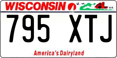 WI license plate 795XTJ
