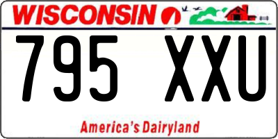 WI license plate 795XXU