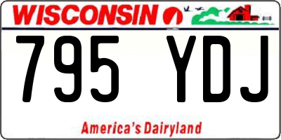 WI license plate 795YDJ