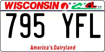 WI license plate 795YFL