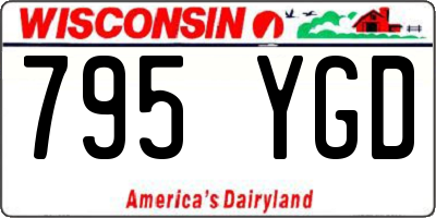WI license plate 795YGD