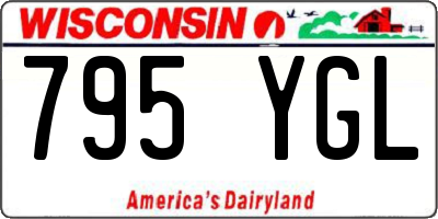 WI license plate 795YGL