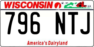 WI license plate 796NTJ