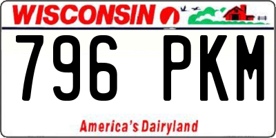 WI license plate 796PKM