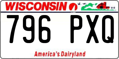 WI license plate 796PXQ