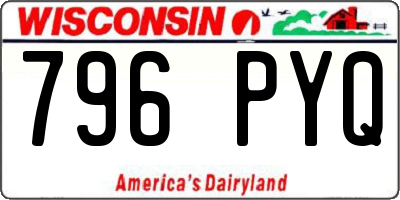 WI license plate 796PYQ