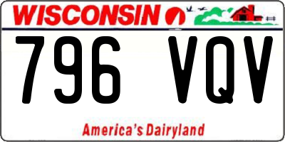 WI license plate 796VQV