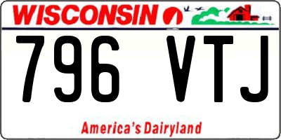 WI license plate 796VTJ