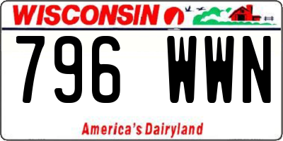 WI license plate 796WWN