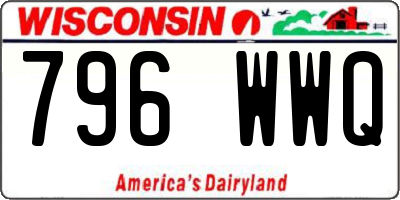 WI license plate 796WWQ