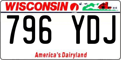 WI license plate 796YDJ