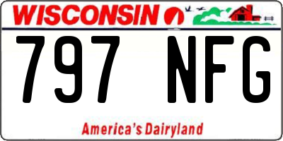 WI license plate 797NFG