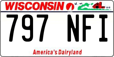 WI license plate 797NFI
