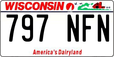WI license plate 797NFN