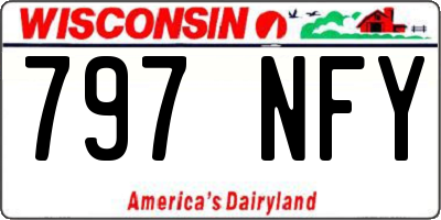 WI license plate 797NFY
