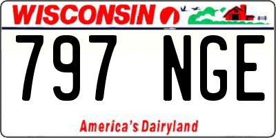 WI license plate 797NGE