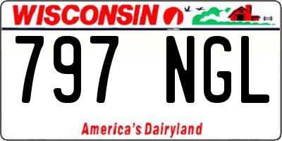 WI license plate 797NGL