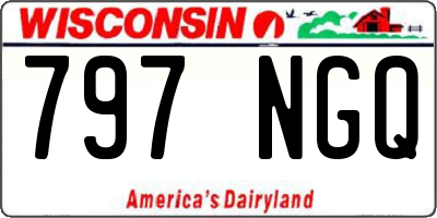 WI license plate 797NGQ