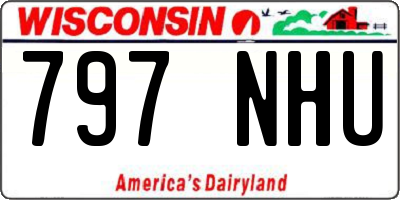 WI license plate 797NHU