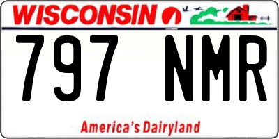 WI license plate 797NMR