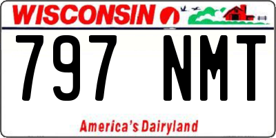 WI license plate 797NMT