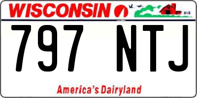 WI license plate 797NTJ