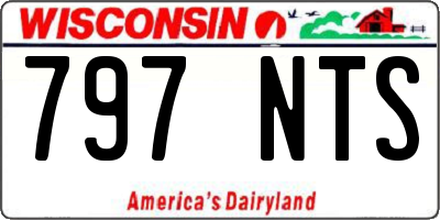WI license plate 797NTS