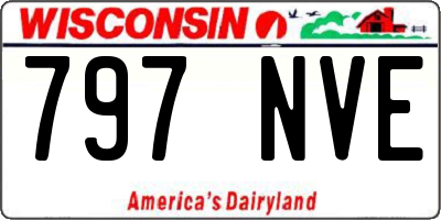 WI license plate 797NVE