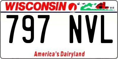 WI license plate 797NVL