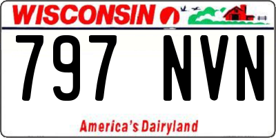 WI license plate 797NVN