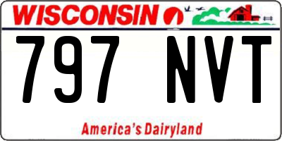 WI license plate 797NVT