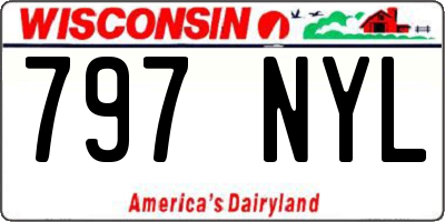 WI license plate 797NYL