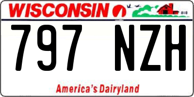 WI license plate 797NZH
