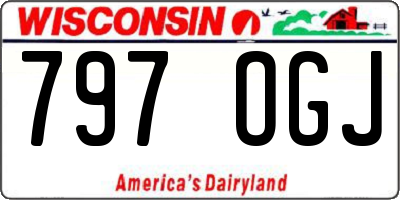 WI license plate 797OGJ