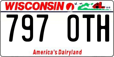 WI license plate 797OTH