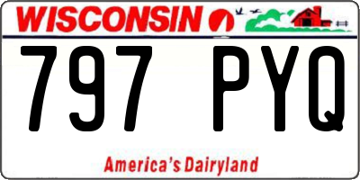 WI license plate 797PYQ