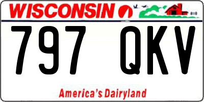 WI license plate 797QKV