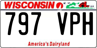 WI license plate 797VPH