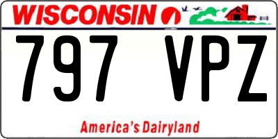 WI license plate 797VPZ